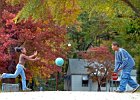 TWK 7750 TwoBlockBall-1 copy  Lyniesha Lynch, 9, left, and Justin Fox, 11, right, play &#34;two block&#34; ball in the road near their homes in Spartanburg Wednesday afternoon, 11-08-06. The two friends and neighbors took advantage of the nice weather Wednesday.  (NOTE: Stand-alone FEATURE)